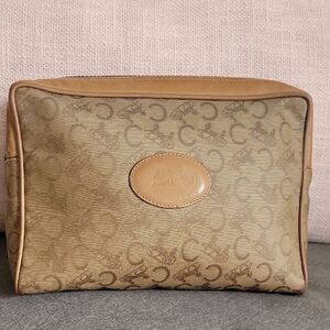 Céline Triomphe Macadam Canvas leather Bag.